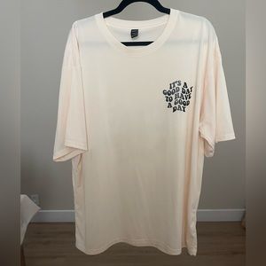 It’s a good day to have a good day yellow tee large